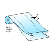 1300mm - 2500mm Gussetted Clear Shrink Film 150mu