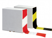 70mm X 500M Non Adhesive Red & White Polythene Barrier Tape