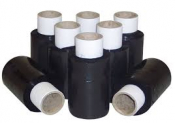100mm X 150M X 17mu BLACK Mini Stretch Film - 40 rolls per box