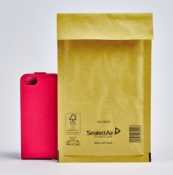Gold Mail Lite Bubble Lined Postal Bags REF. B/00 - 200 bags per box