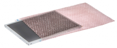 Anti-Static Pink Bubble Bags With Self Adhesive Closure 305 X 435mm ASBB6 - 150 bags per box
